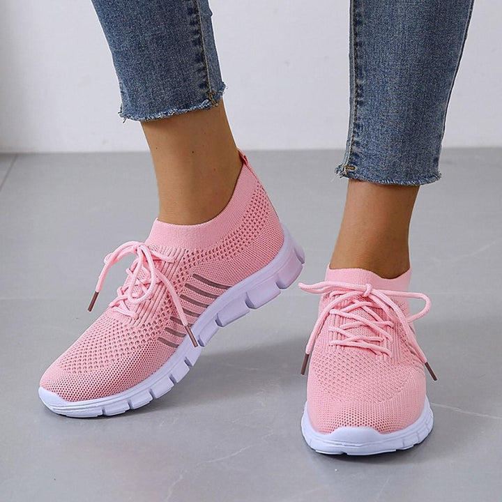 Liv | Women's Breathable Knit Cushioned Arch-Support Sneakers