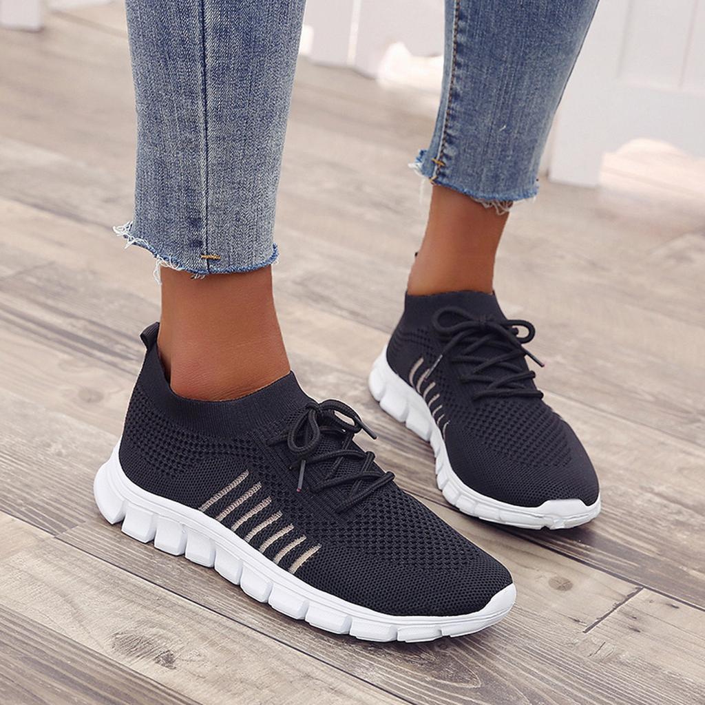 Liv | Women's Breathable Knit Cushioned Arch-Support Sneakers