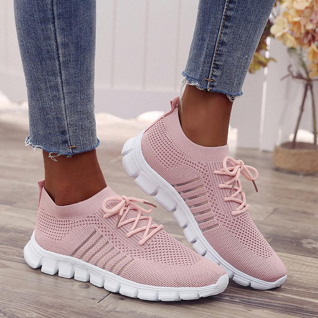 Liv | Women's Breathable Knit Cushioned Arch-Support Sneakers