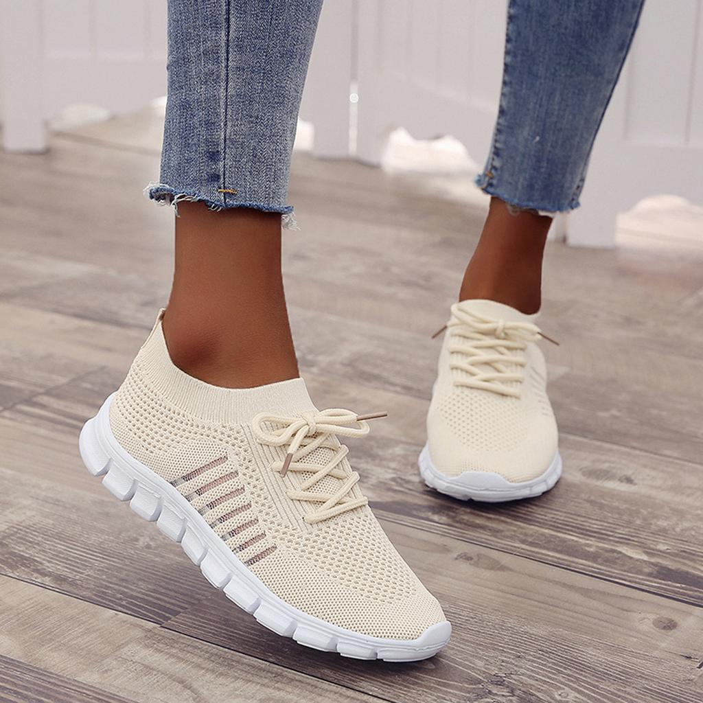 Liv | Women's Breathable Knit Cushioned Arch-Support Sneakers