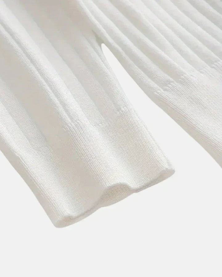 Loic | Men's Ribbed Long Sleeve Knit Polo