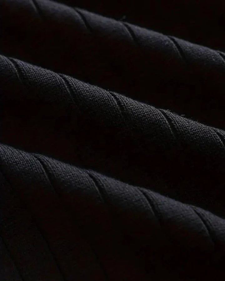 Loic | Men's Ribbed Long Sleeve Knit Polo