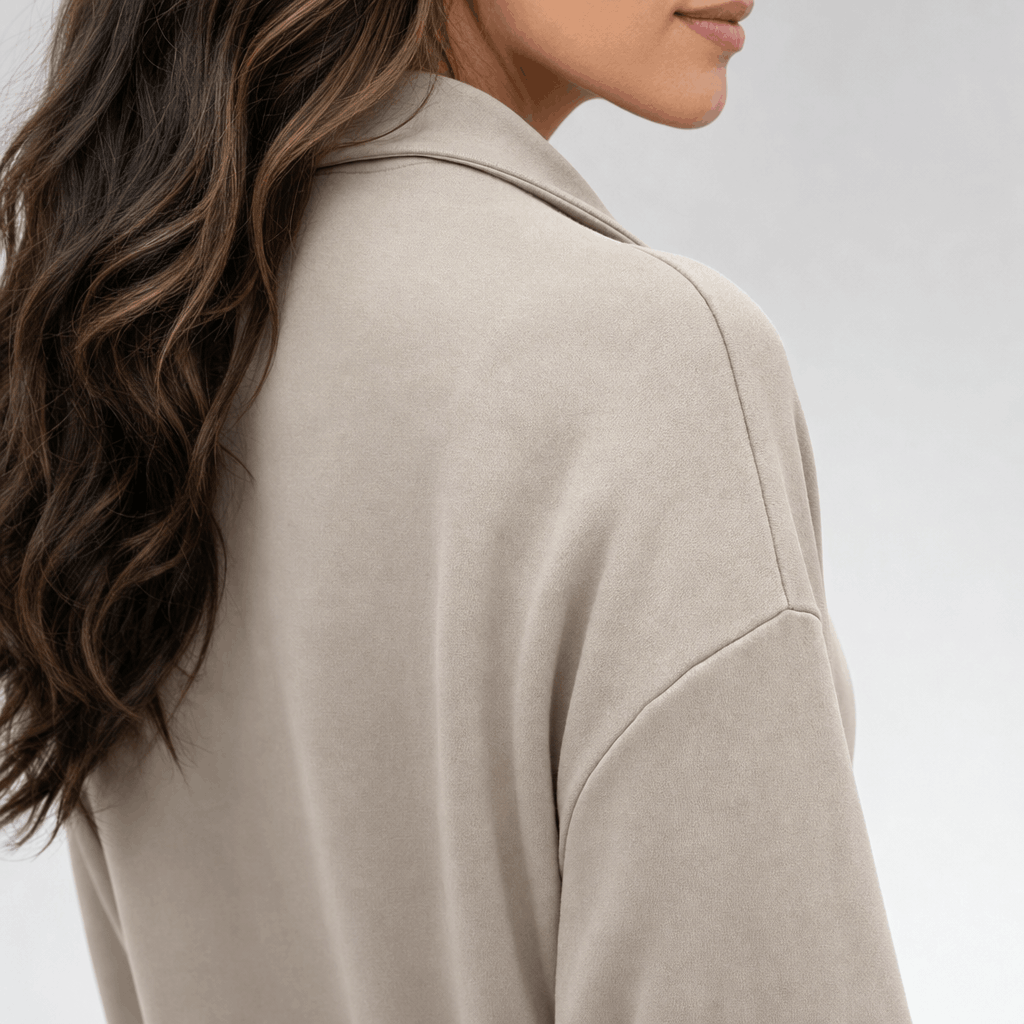 Louison | Women's Oversized Quarter Zip Sweatshirt