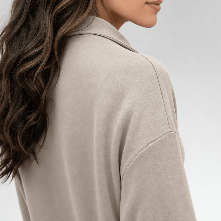 Louison | Women's Oversized Quarter Zip Sweatshirt
