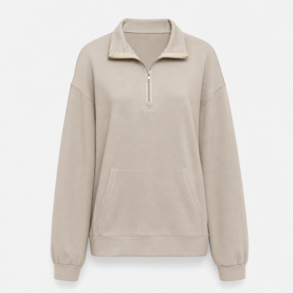 Louison | Women's Oversized Quarter Zip Sweatshirt