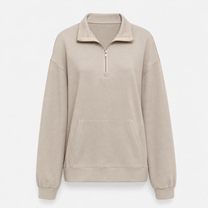 Louison | Women's Oversized Quarter Zip Sweatshirt