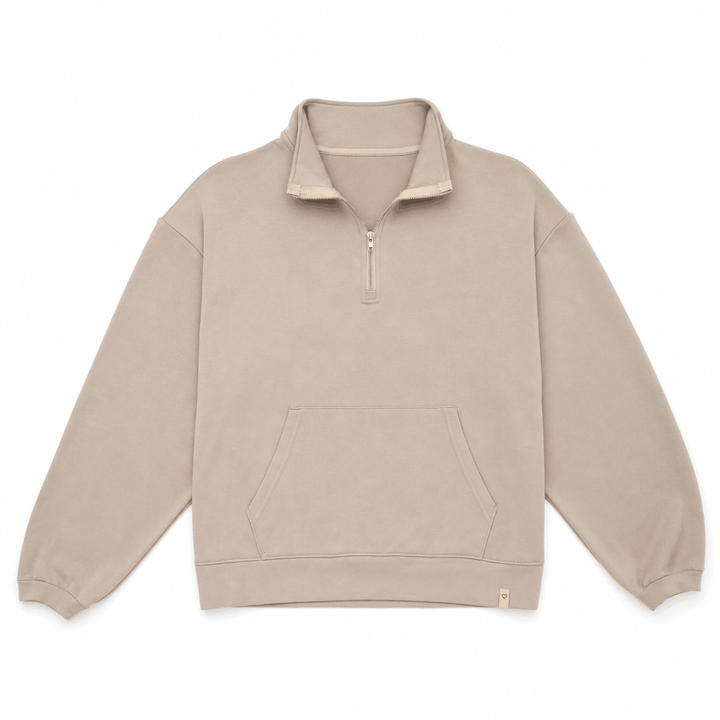 Louison | Women's Oversized Quarter Zip Sweatshirt