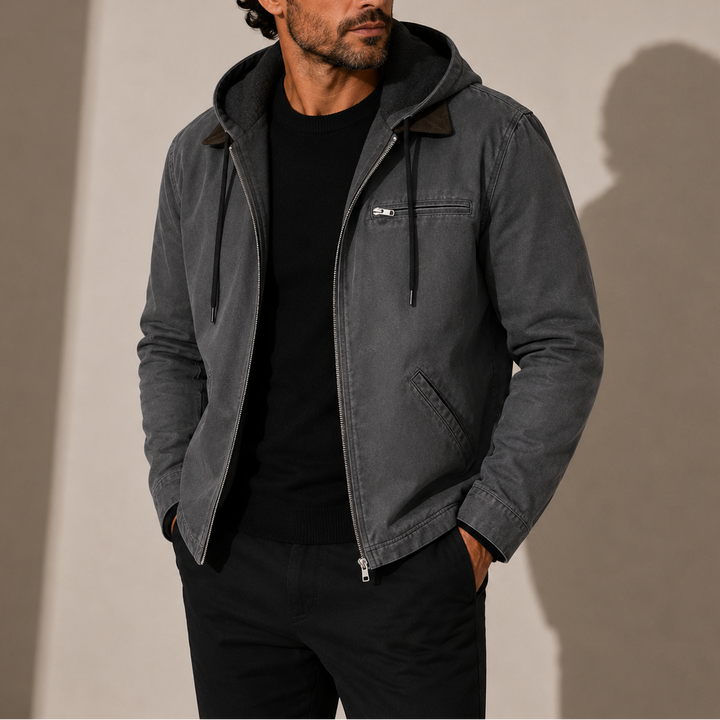 Lowell | Men's Pile-Lined Hooded Jacket