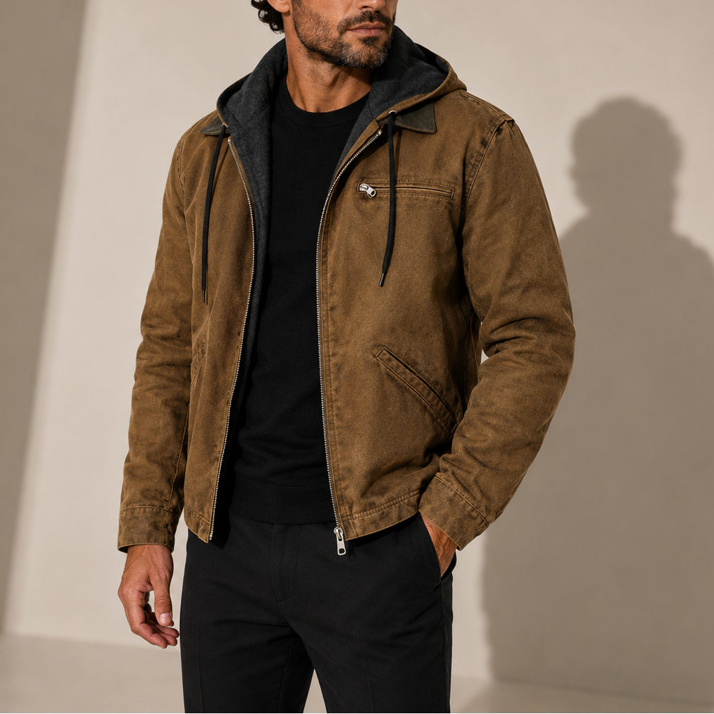 Lowell | Men's Pile-Lined Hooded Jacket