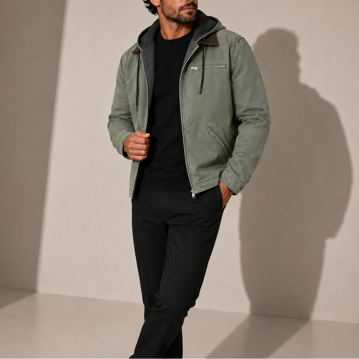 Lowell | Men's Pile-Lined Hooded Jacket