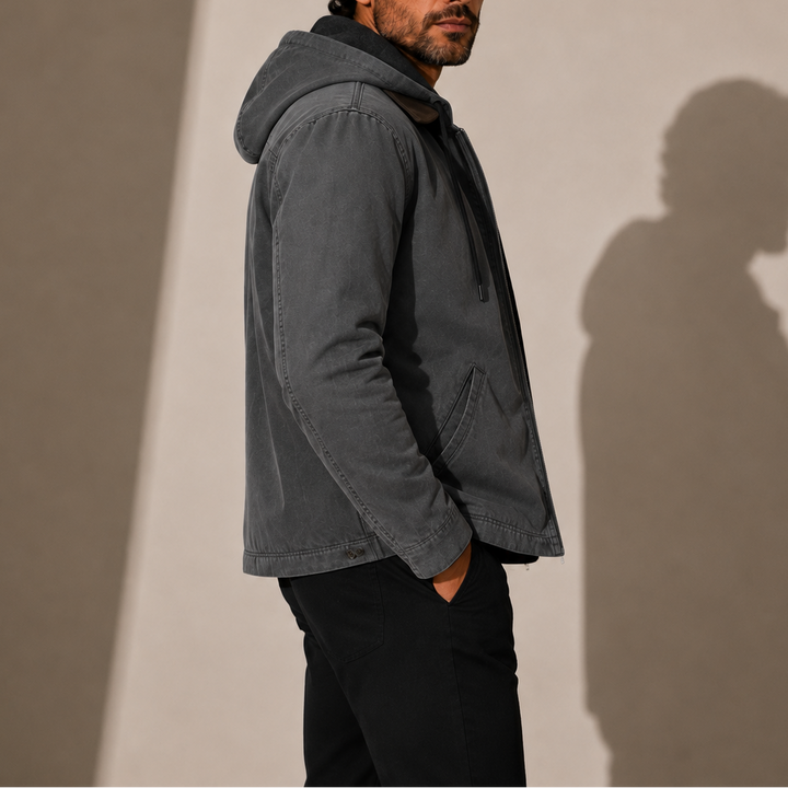 Lowell | Men's Pile-Lined Hooded Jacket
