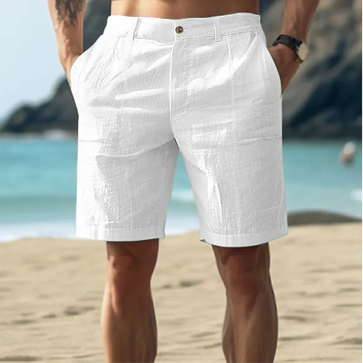 Lucky | Men's Linen Summer Shorts with Side Pockets