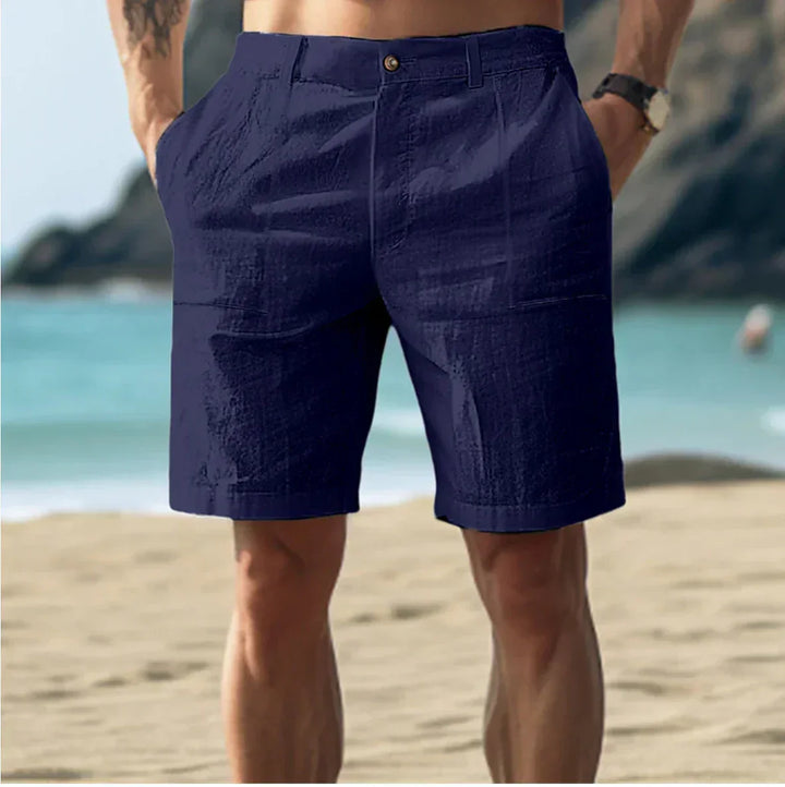 Lucky | Men's Linen Summer Shorts with Side Pockets