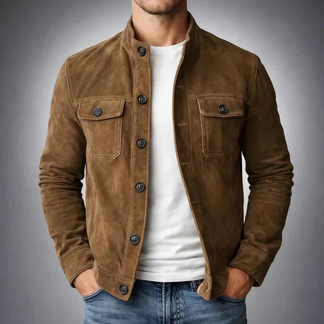 Lysander | Men's Napped Button-Front Jacket