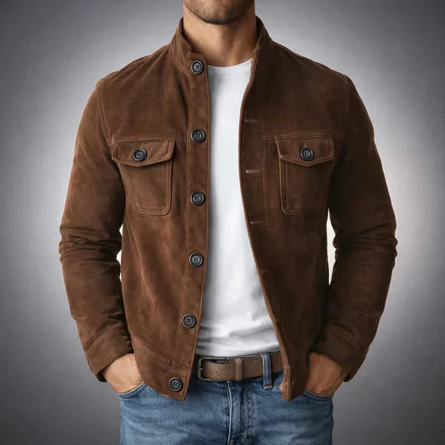 Lysander | Men's Napped Button-Front Jacket