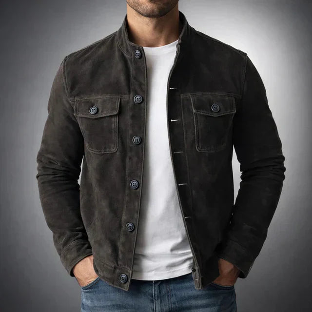 Lysander | Men's Napped Button-Front Jacket