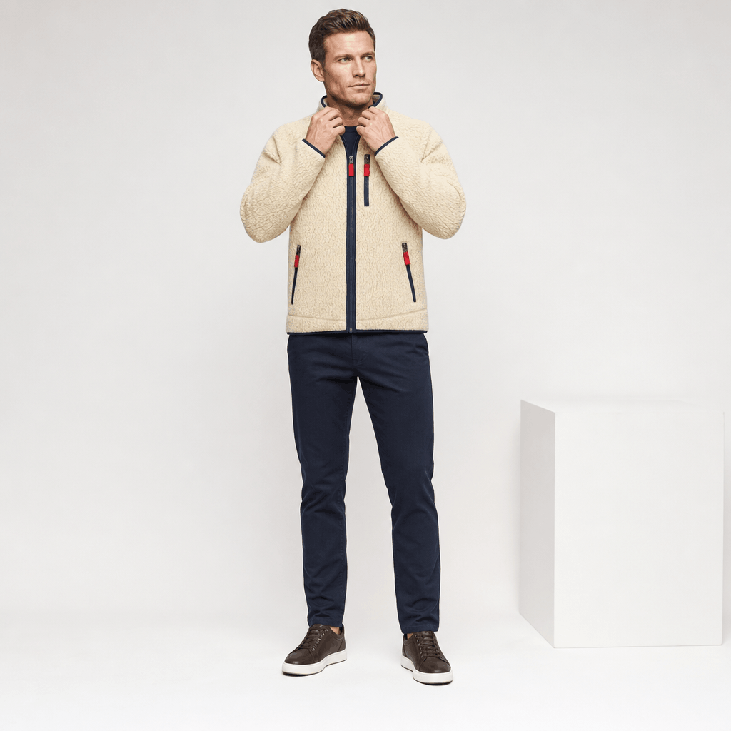Magnus | Men's Long Pile Full-Zip Jacket