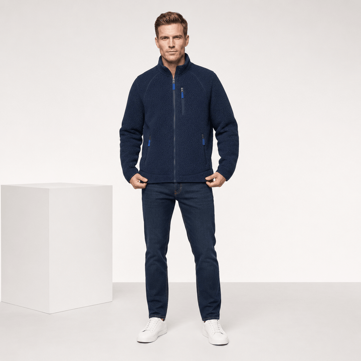 Magnus | Men's Long Pile Full-Zip Jacket