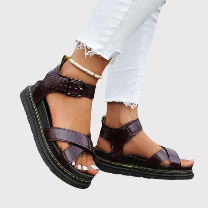 Marcella | Women's Cushioned Adjustable-Buckle Summer Sandals