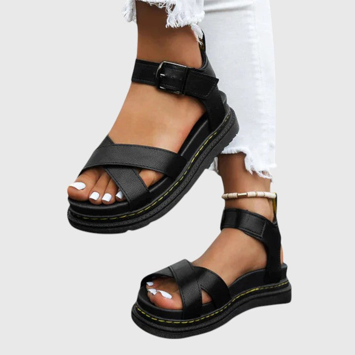 Marcella | Women's Cushioned Adjustable-Buckle Summer Sandals
