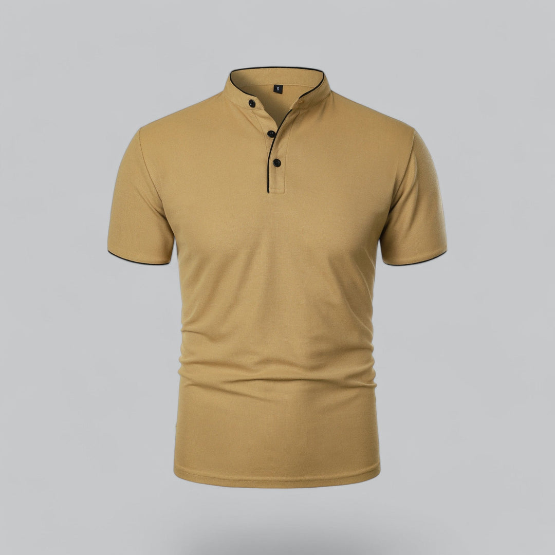 Marcus | Men's Smart-Casual Button Placket Polo Shirt
