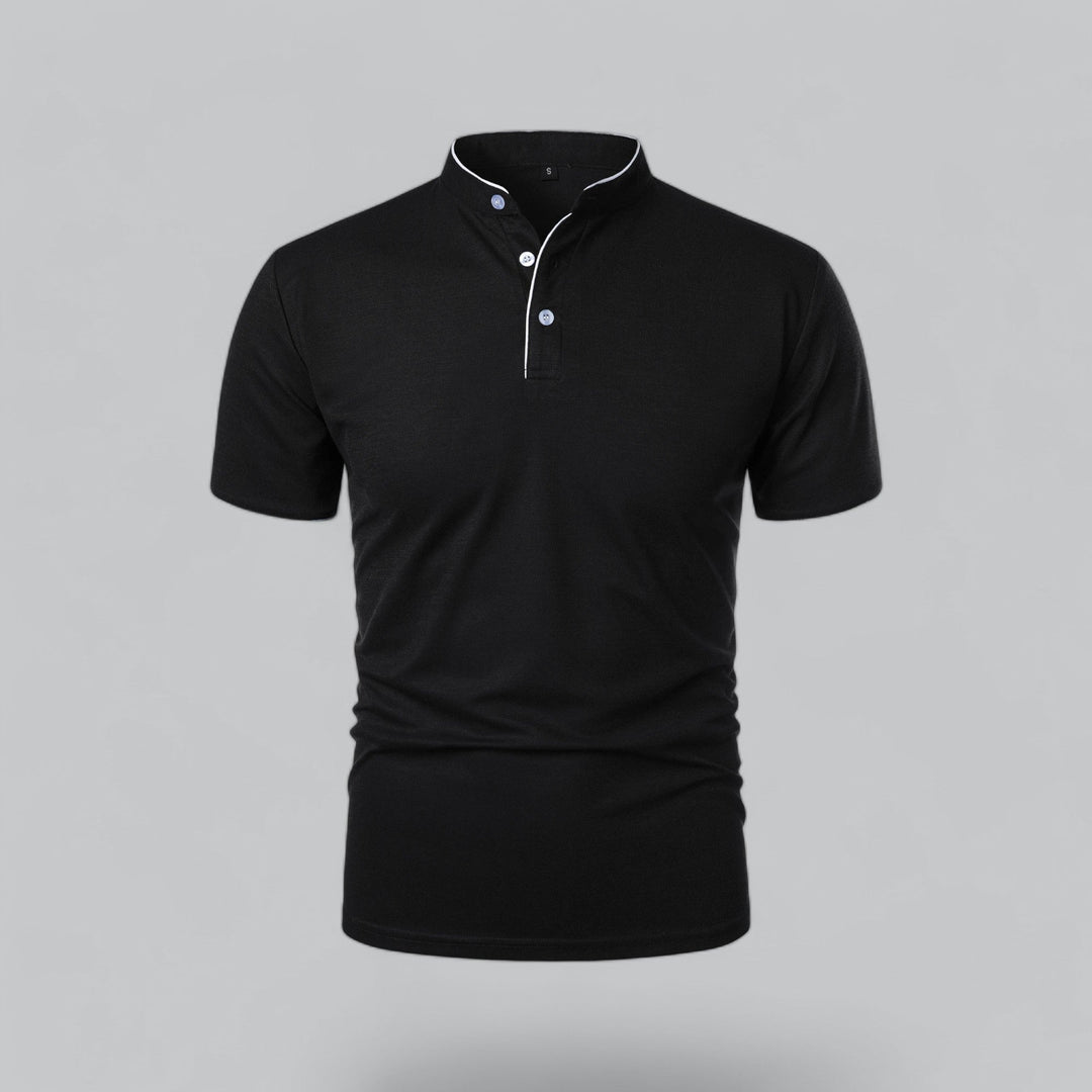 Marcus | Men's Smart-Casual Button Placket Polo Shirt