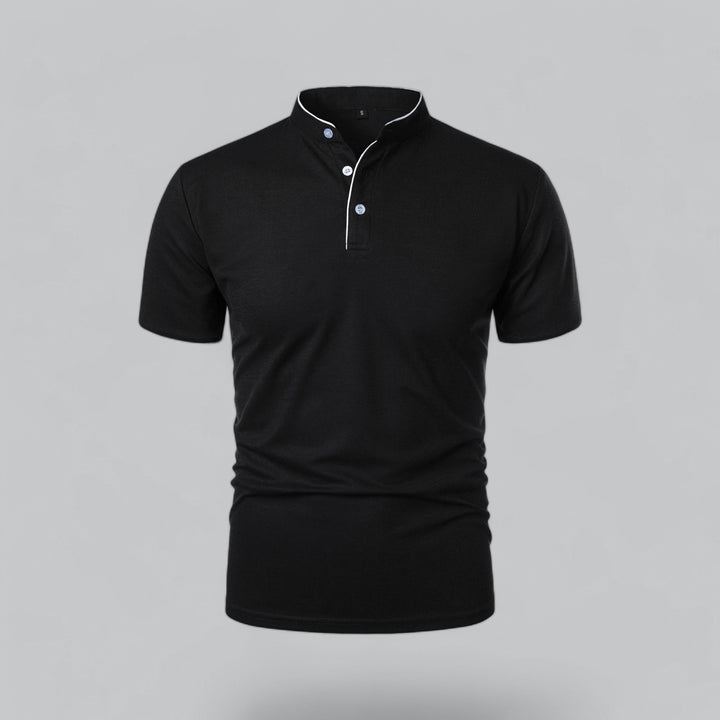 Marcus | Men's Smart-Casual Button Placket Polo Shirt