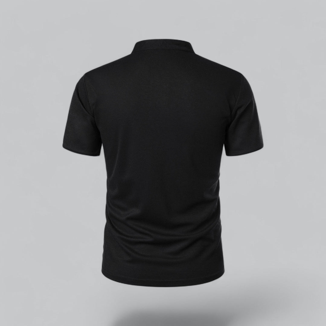 Marcus | Men's Smart-Casual Button Placket Polo Shirt