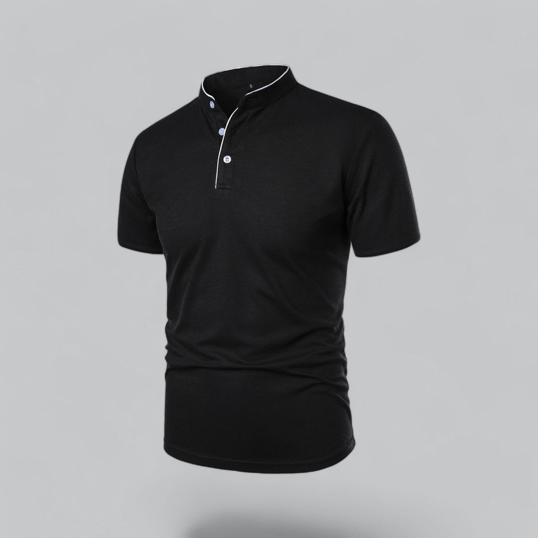 Marcus | Men's Smart-Casual Button Placket Polo Shirt