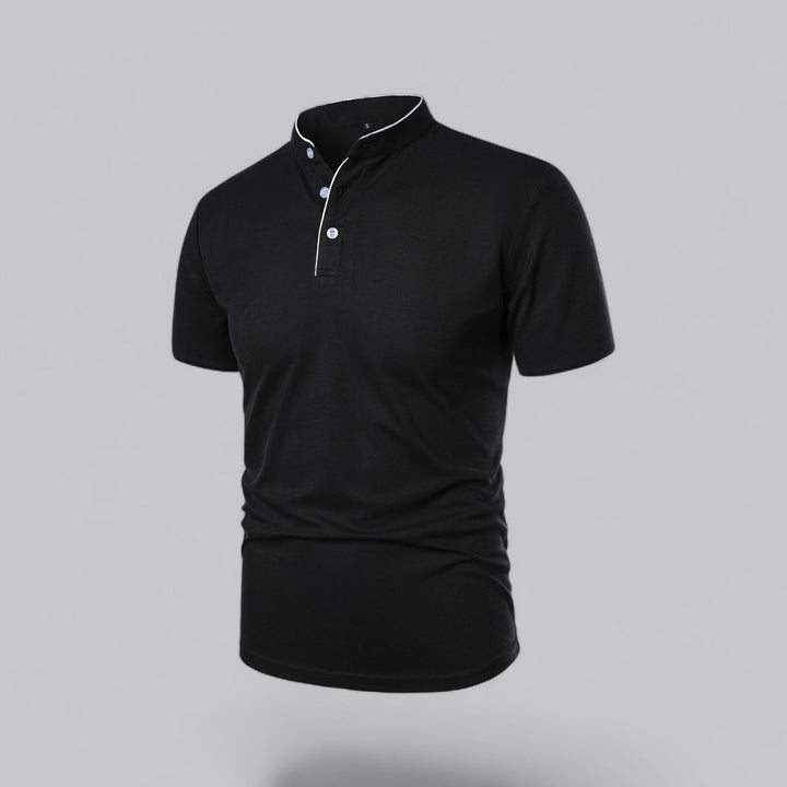 Marcus | Men's Smart-Casual Button Placket Polo Shirt
