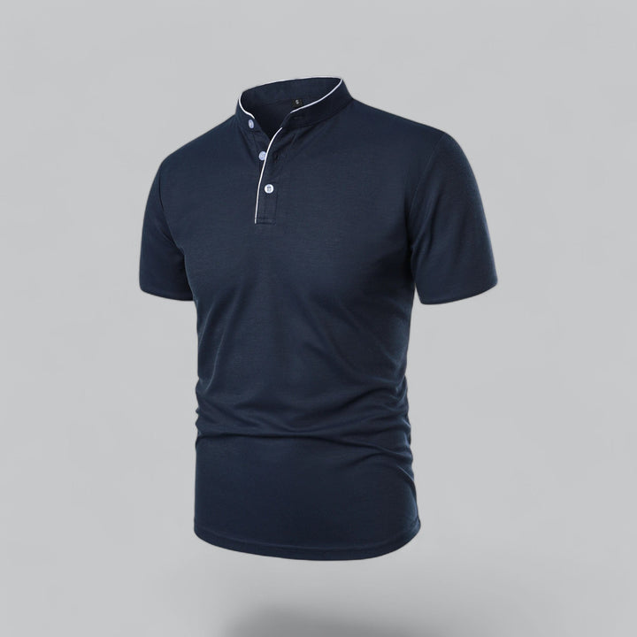 Marcus | Men's Smart-Casual Button Placket Polo Shirt