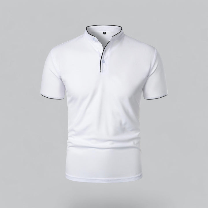 Marcus | Men's Smart-Casual Button Placket Polo Shirt