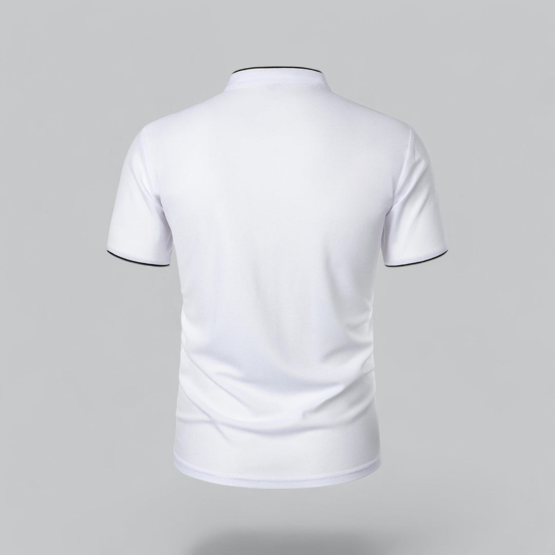 Marcus | Men's Smart-Casual Button Placket Polo Shirt