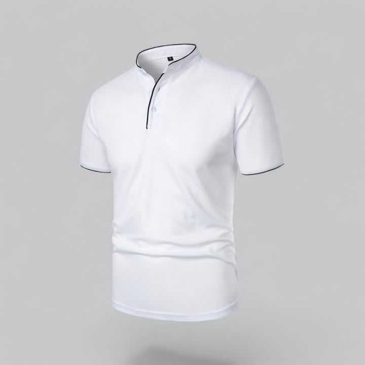 Marcus | Men's Smart-Casual Button Placket Polo Shirt