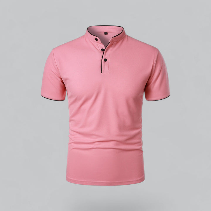 Marcus | Men's Smart-Casual Button Placket Polo Shirt