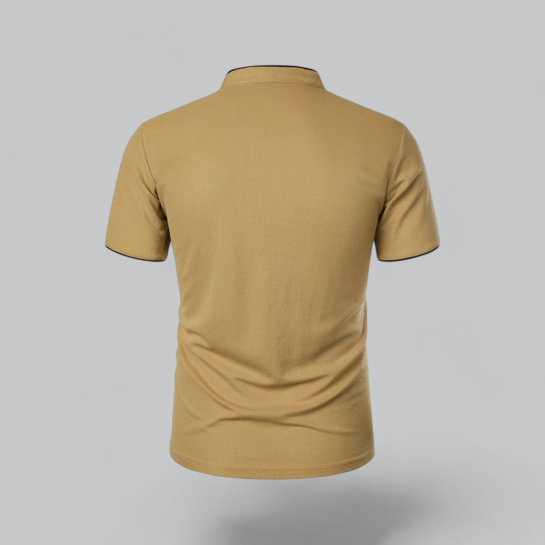 Marcus | Men's Smart-Casual Button Placket Polo Shirt