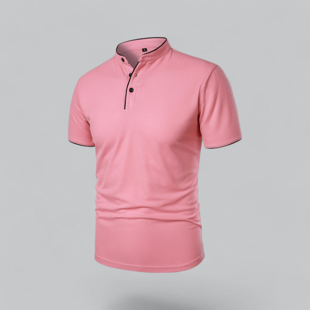 Marcus | Men's Smart-Casual Button Placket Polo Shirt