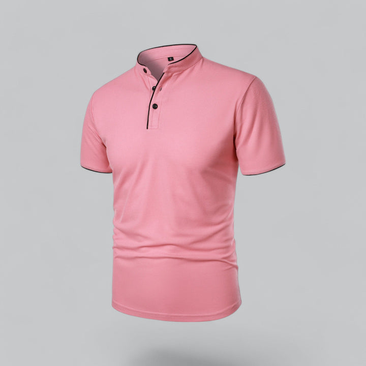 Marcus | Men's Smart-Casual Button Placket Polo Shirt