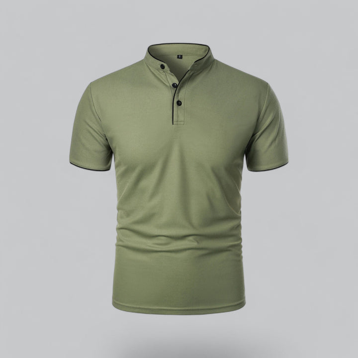 Marcus | Men's Smart-Casual Button Placket Polo Shirt
