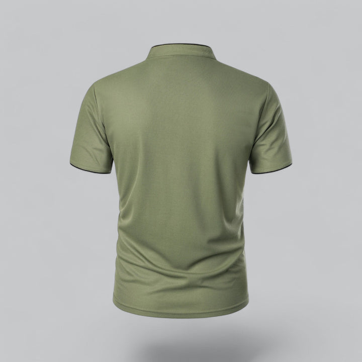 Marcus | Men's Smart-Casual Button Placket Polo Shirt