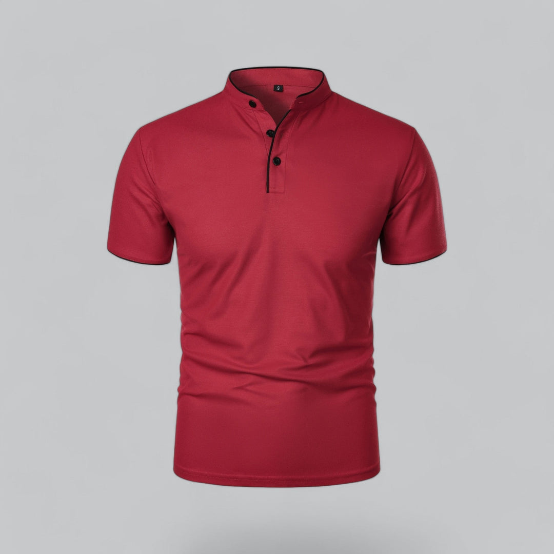 Marcus | Men's Smart-Casual Button Placket Polo Shirt