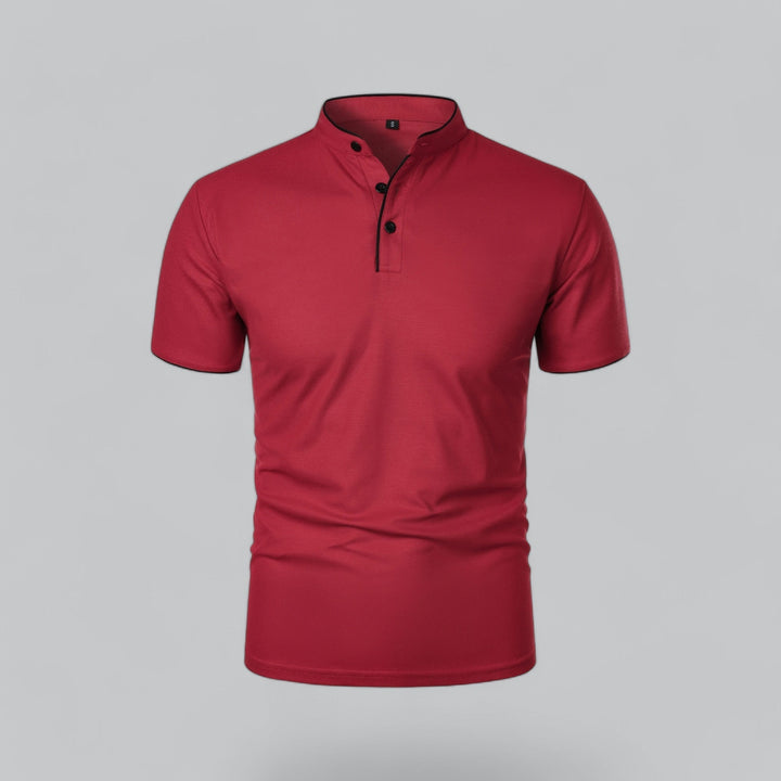Marcus | Men's Smart-Casual Button Placket Polo Shirt