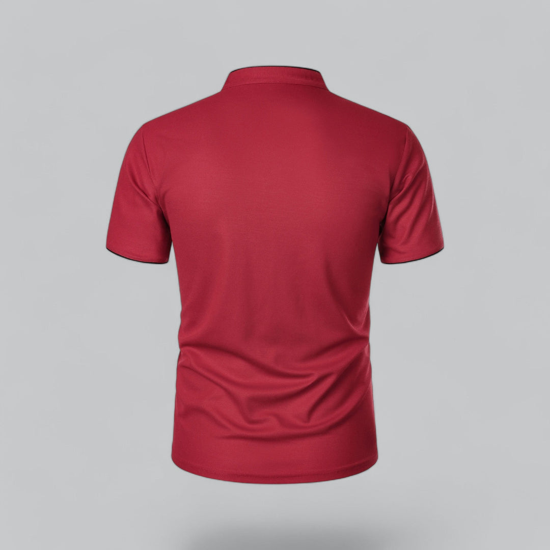 Marcus | Men's Smart-Casual Button Placket Polo Shirt