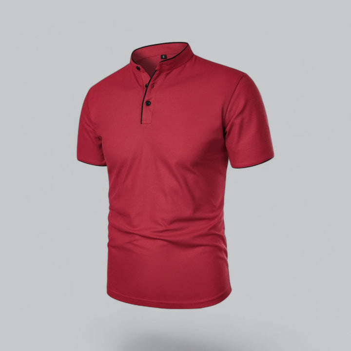 Marcus | Men's Smart-Casual Button Placket Polo Shirt