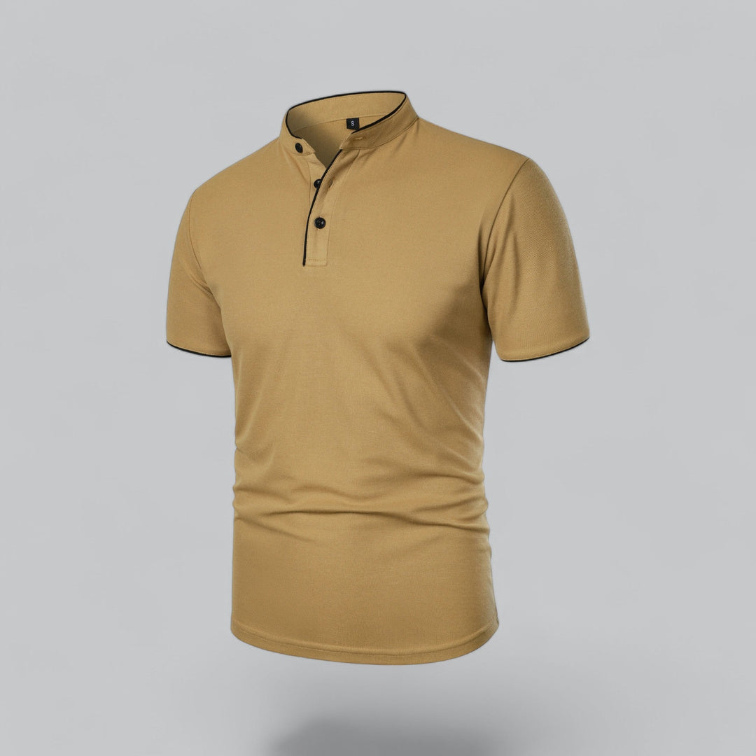 Marcus | Men's Smart-Casual Button Placket Polo Shirt