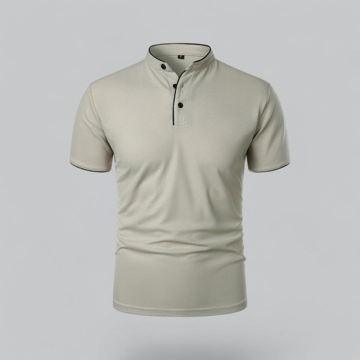 Marcus | Men's Smart-Casual Button Placket Polo Shirt