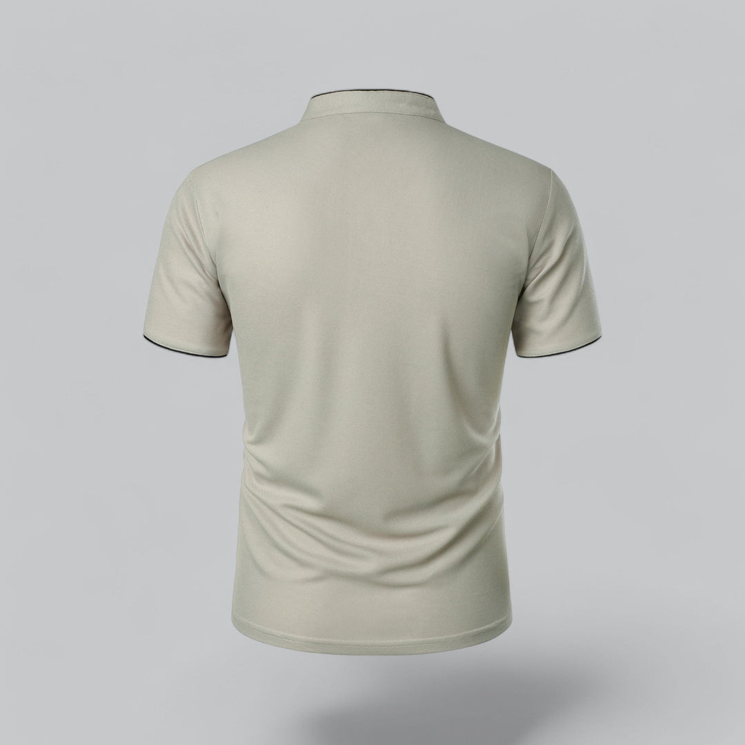 Marcus | Men's Smart-Casual Button Placket Polo Shirt