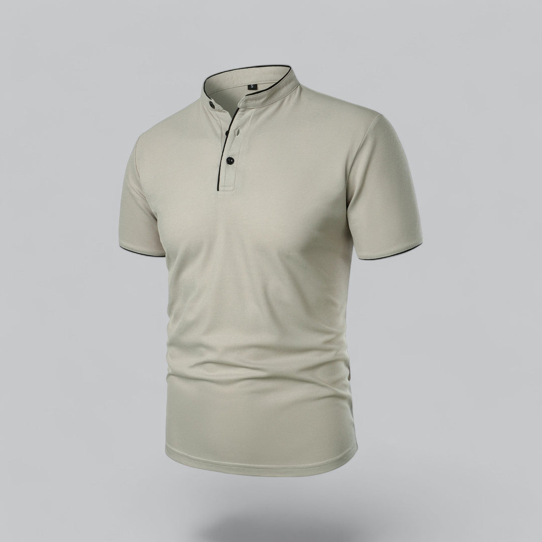 Marcus | Men's Smart-Casual Button Placket Polo Shirt