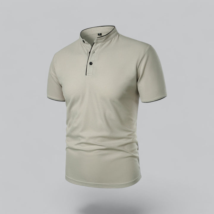 Marcus | Men's Smart-Casual Button Placket Polo Shirt