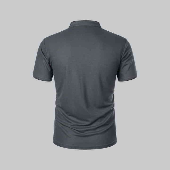 Marcus | Men's Smart-Casual Button Placket Polo Shirt